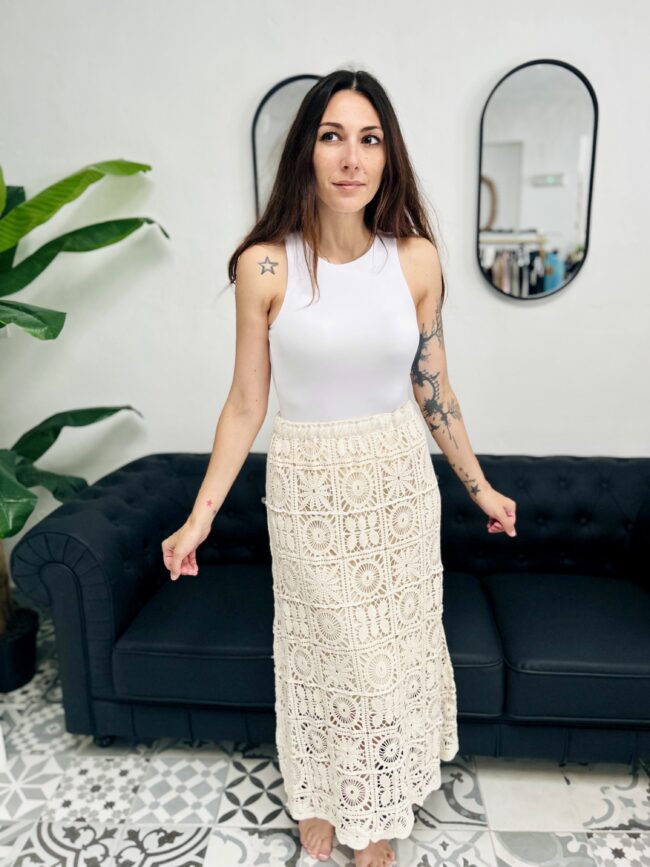 Falda Crochet