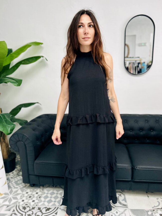 Vestido volantes