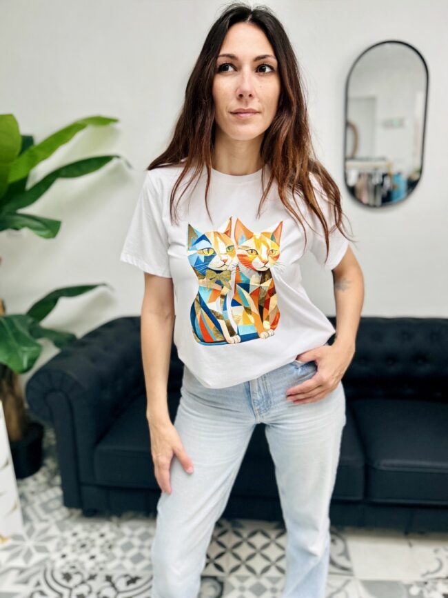 Camiseta gatetes