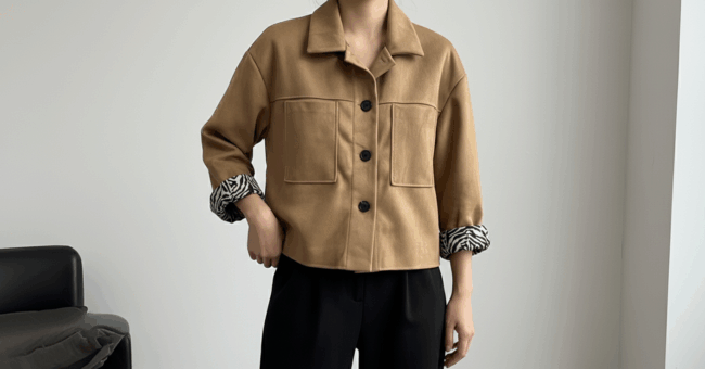 Chaqueta antelina