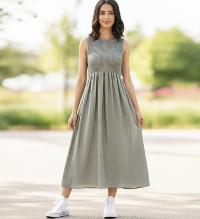 Vestido nido de abeja - Imagen 3