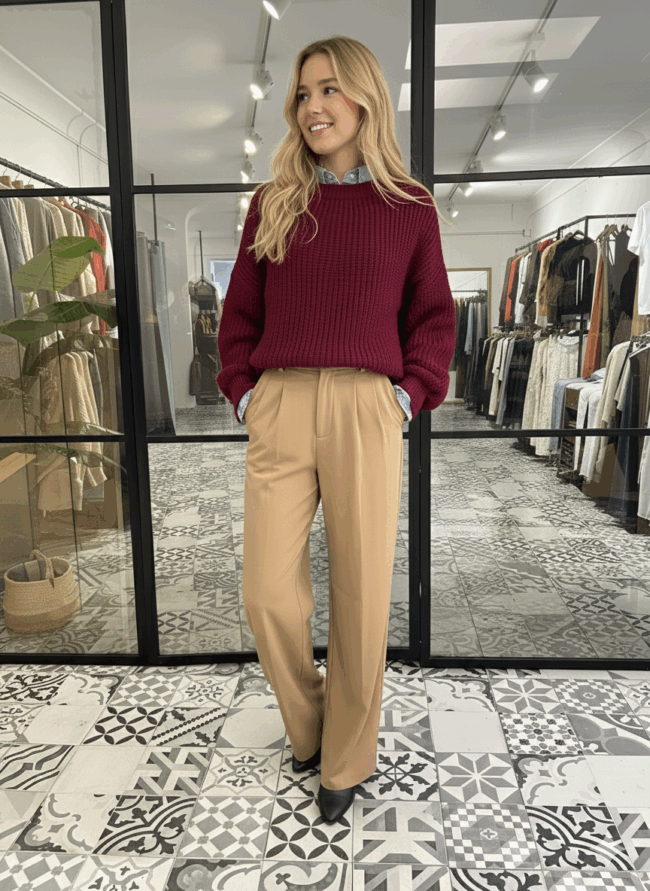 Pantalón pinzas